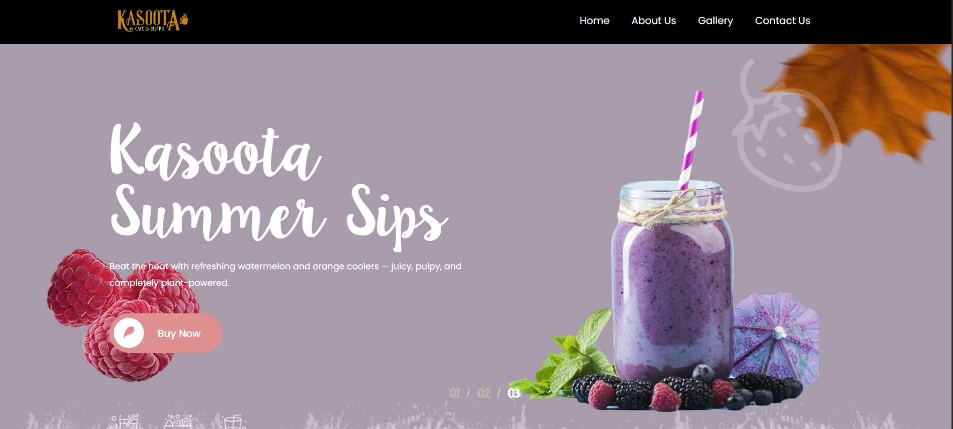 Kasoota Pure Veg Restaurant Website by Ashutosh Dubey | CrazyDev